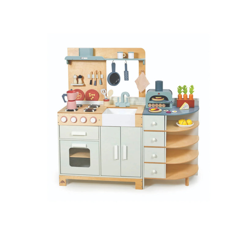 [PRESENTE ESPECIAL] KIT COZINHA COM FORNO DE PIZZA + GELADEIRA [BRINQUEDO INFANTIL]